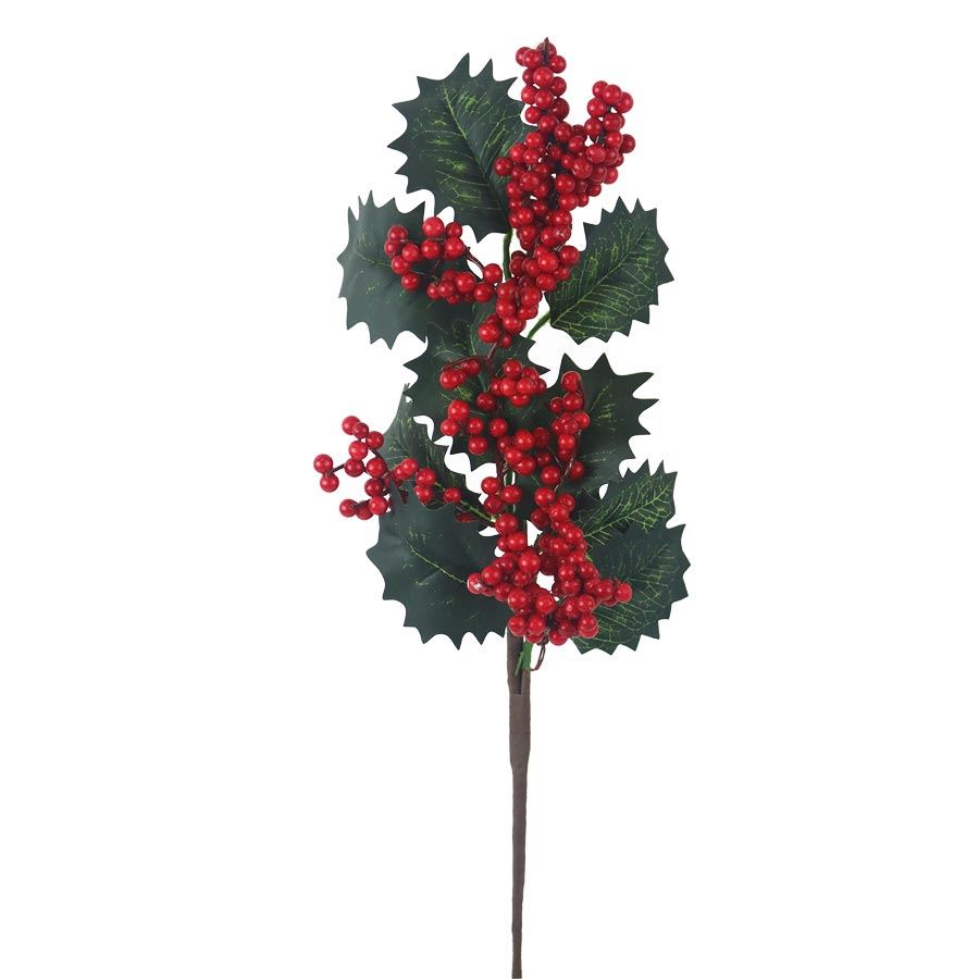 Dekoračná vetvička s bobuľami P2321