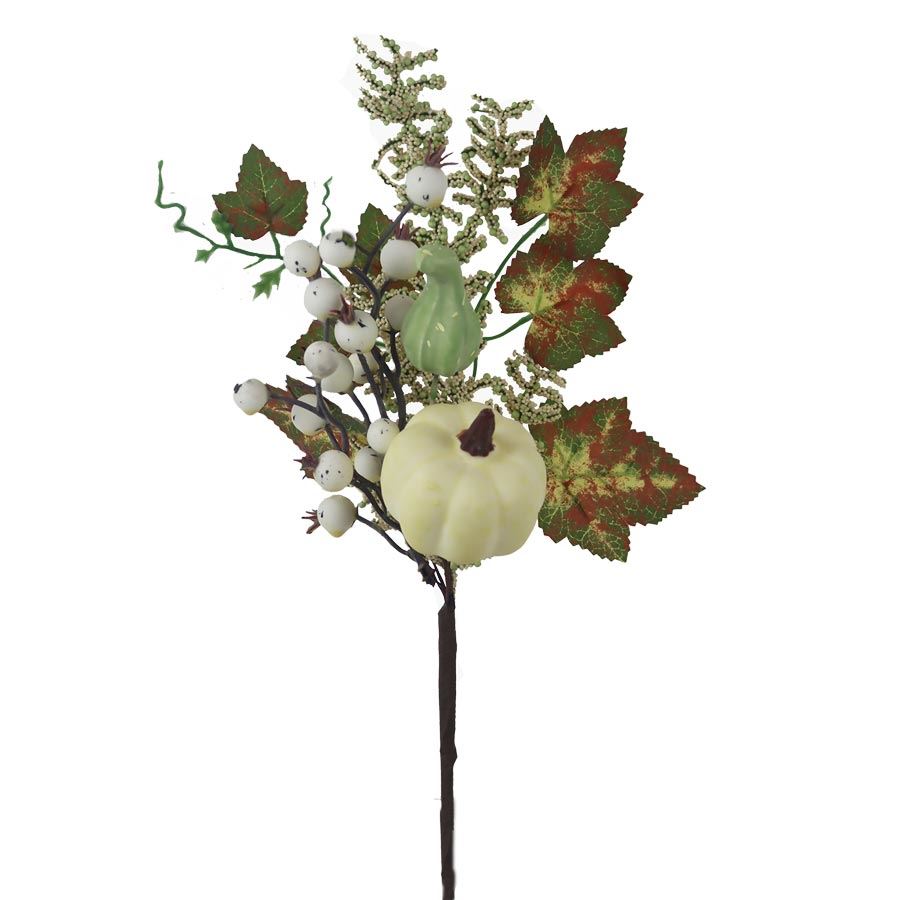 Dekoračná vetva s tekvicou P2325