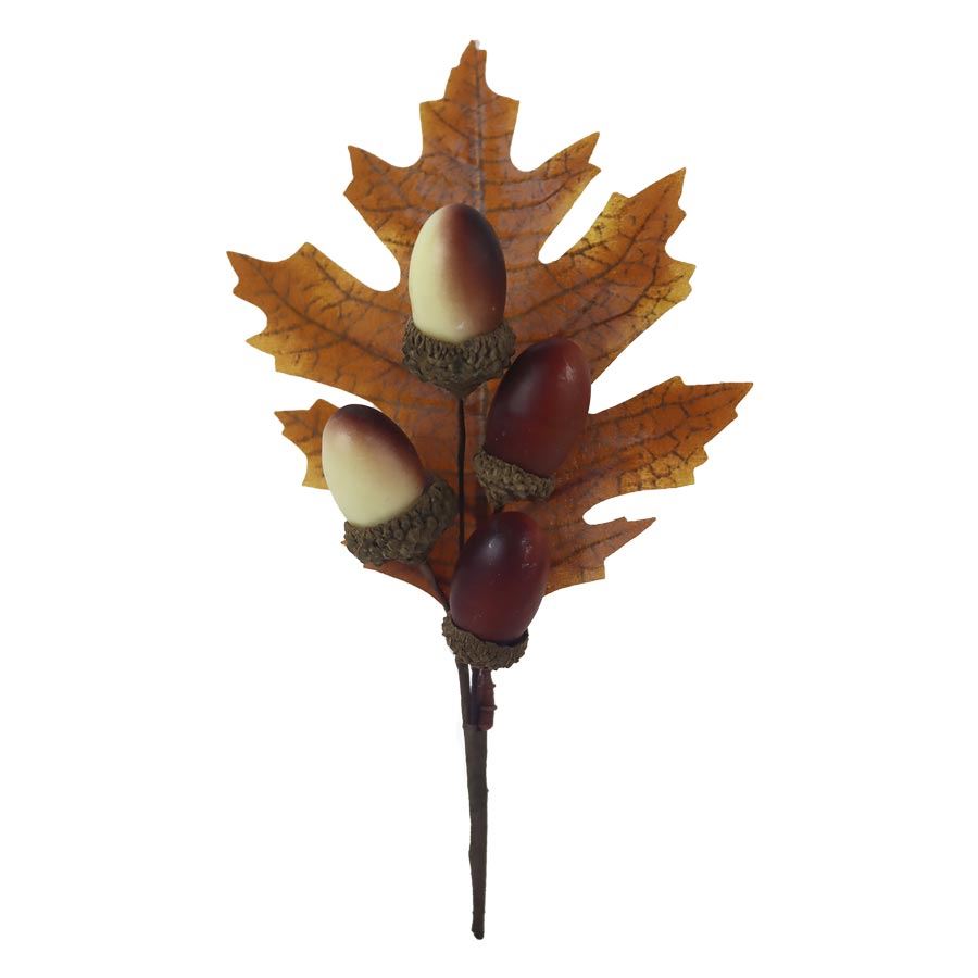 Jesenná vetvička so žaluďmi P2335