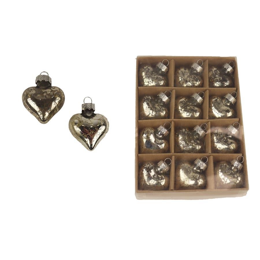 Vianočná dekorácia, 12 ks S0361-28