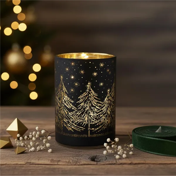 Dekoračný svietnik s LED S0478