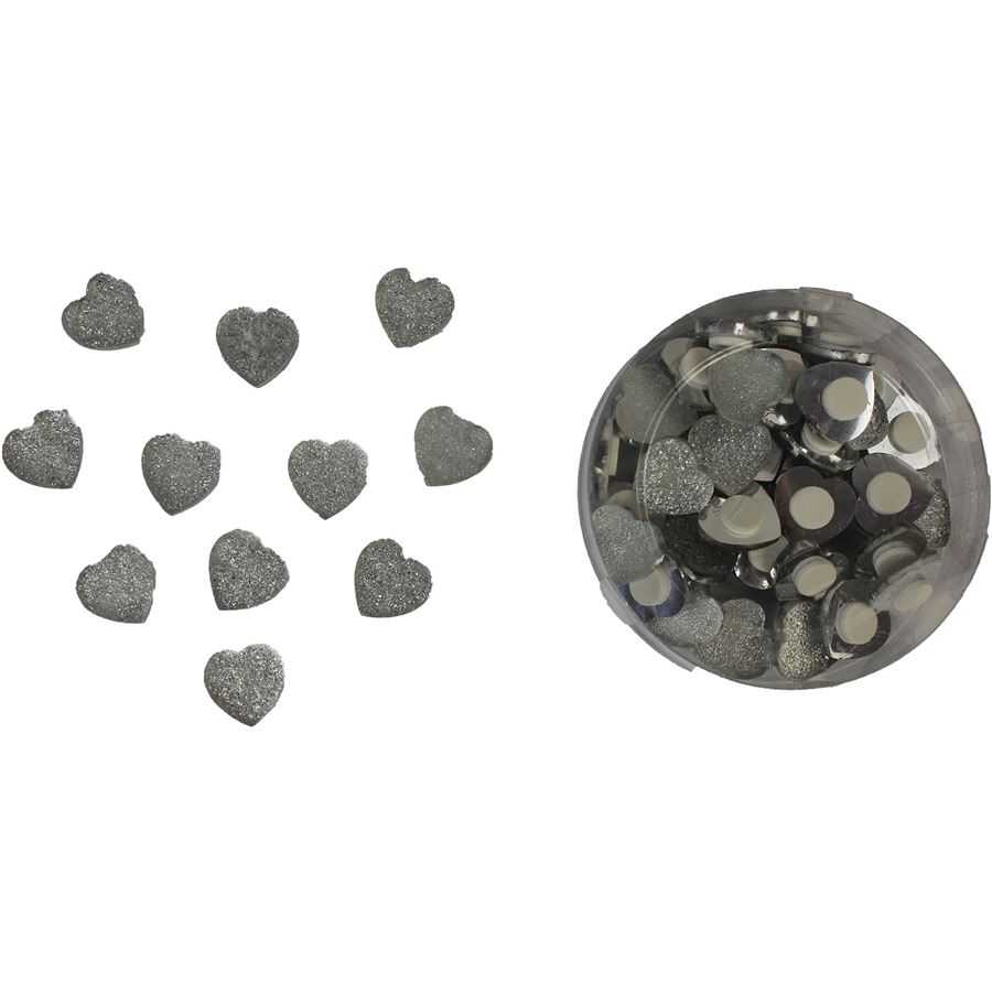 Dekoračné srdiečka 48 ks, X0130