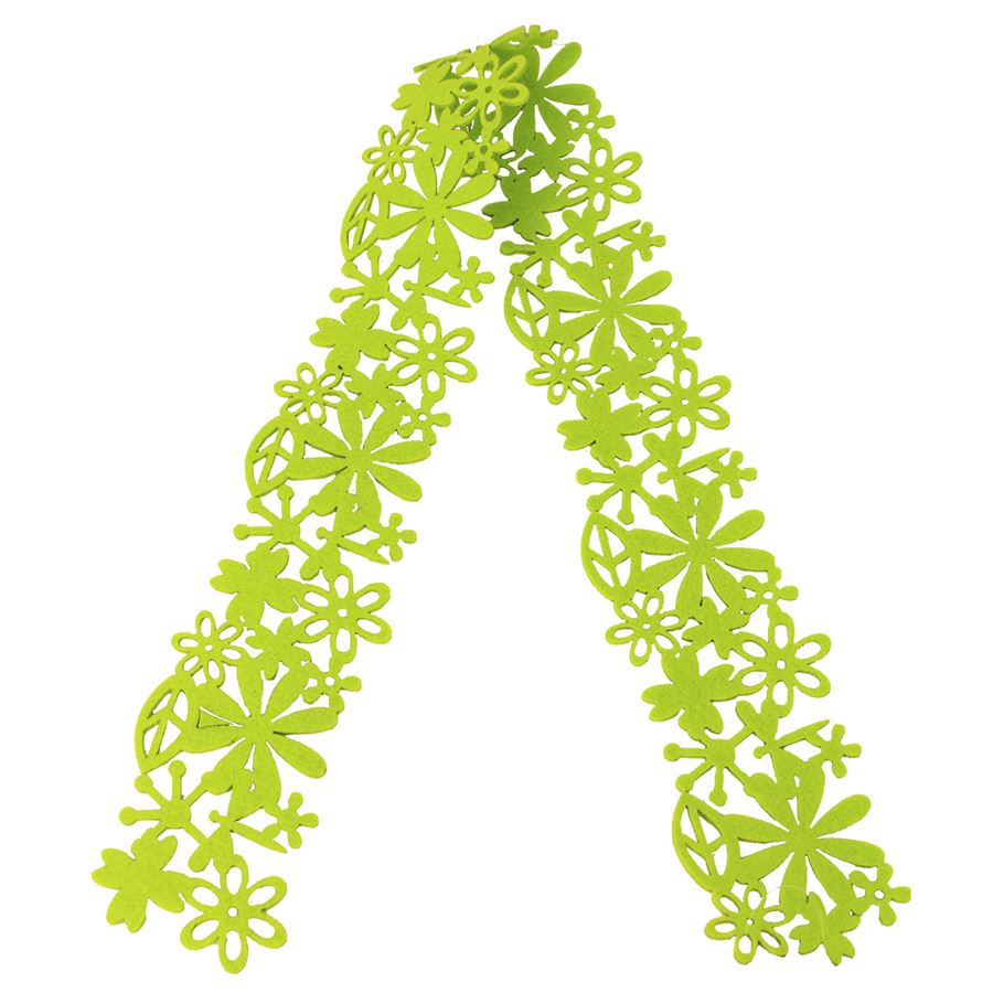 Flísová dekorácia zelená X1258-15