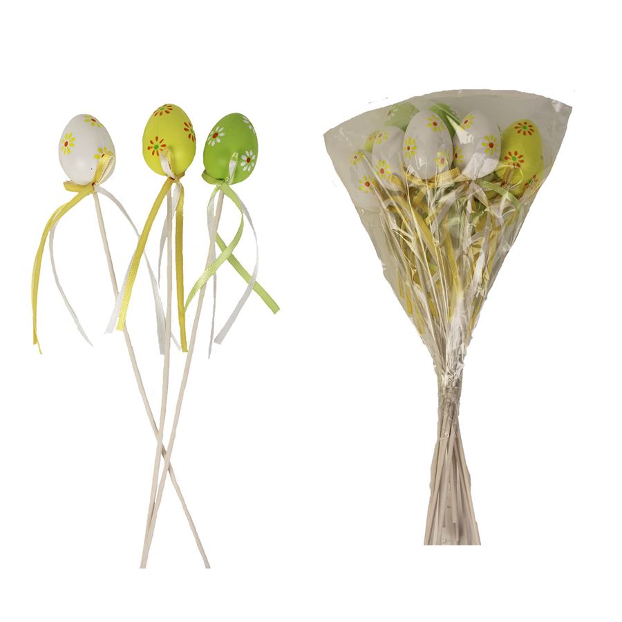 Zápich vajce 12 ks X2456