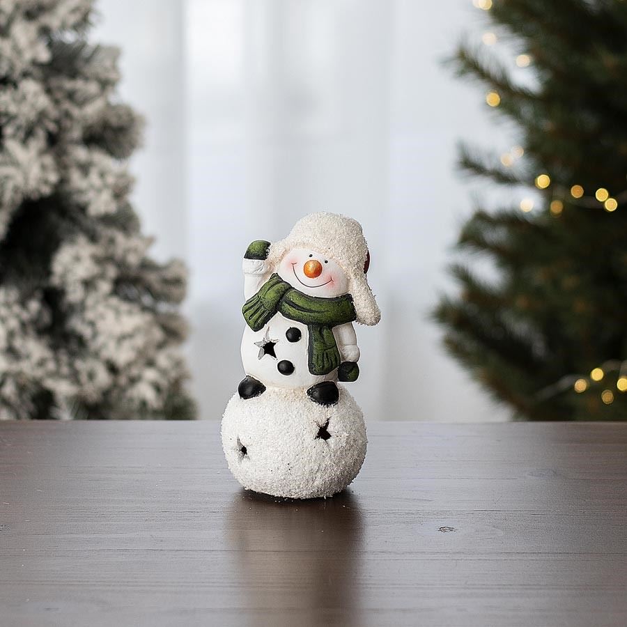 Snehuliak s LED osv. X3466