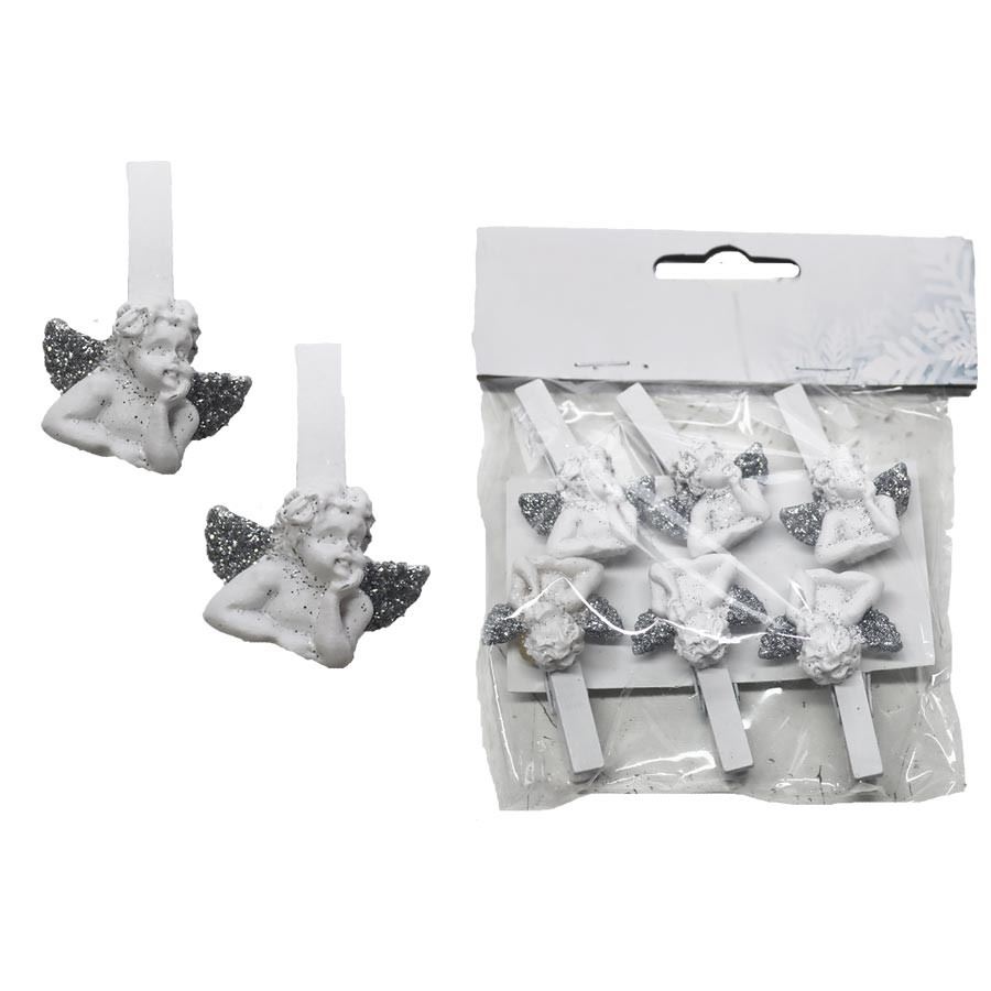 Klip anjel, 6ks X3507