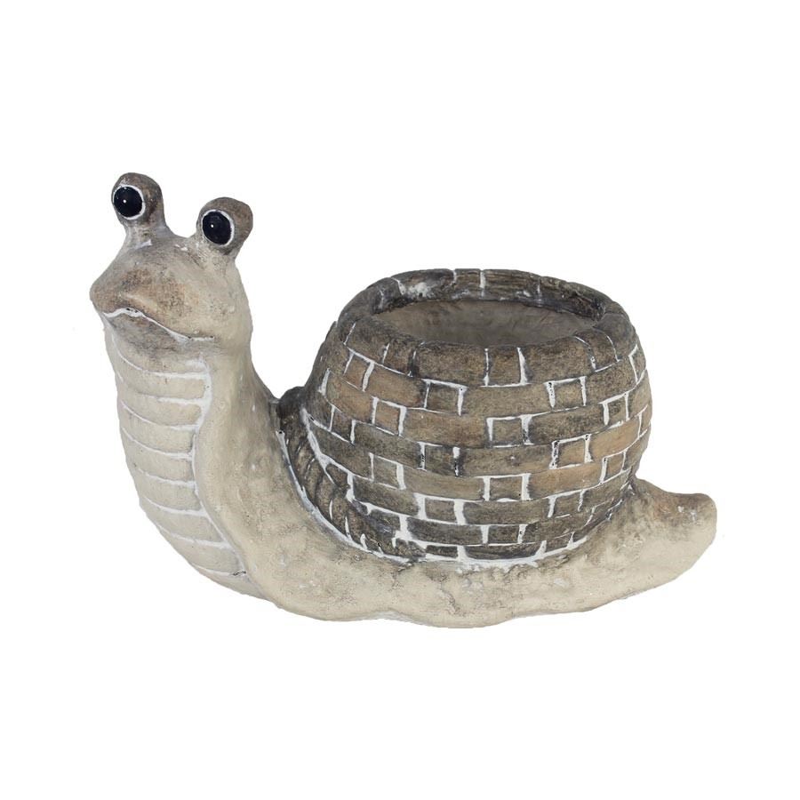 Dekoračný kvetináč slimák X3746