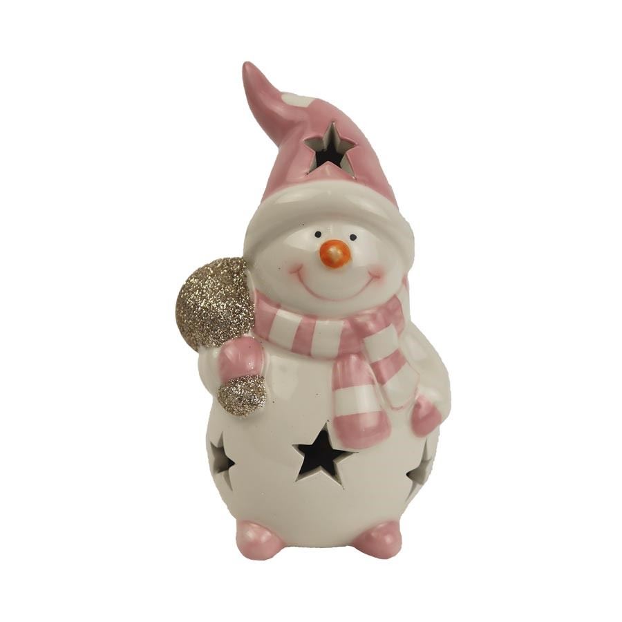 Snehuliak s LED osv. X4197