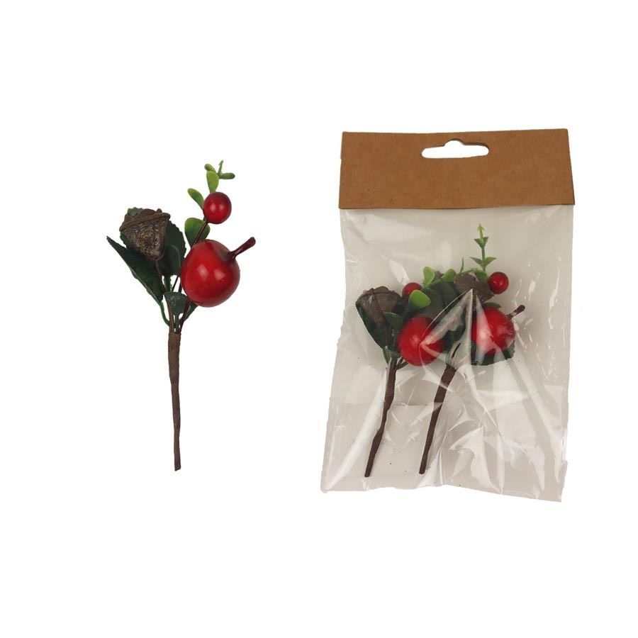 Dekoračná vetvička, 2 ks X4422