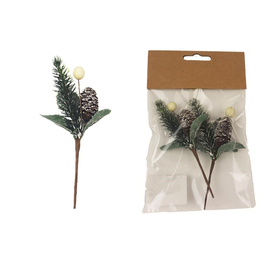 Dekoračná vetvička, 2 ks X4423