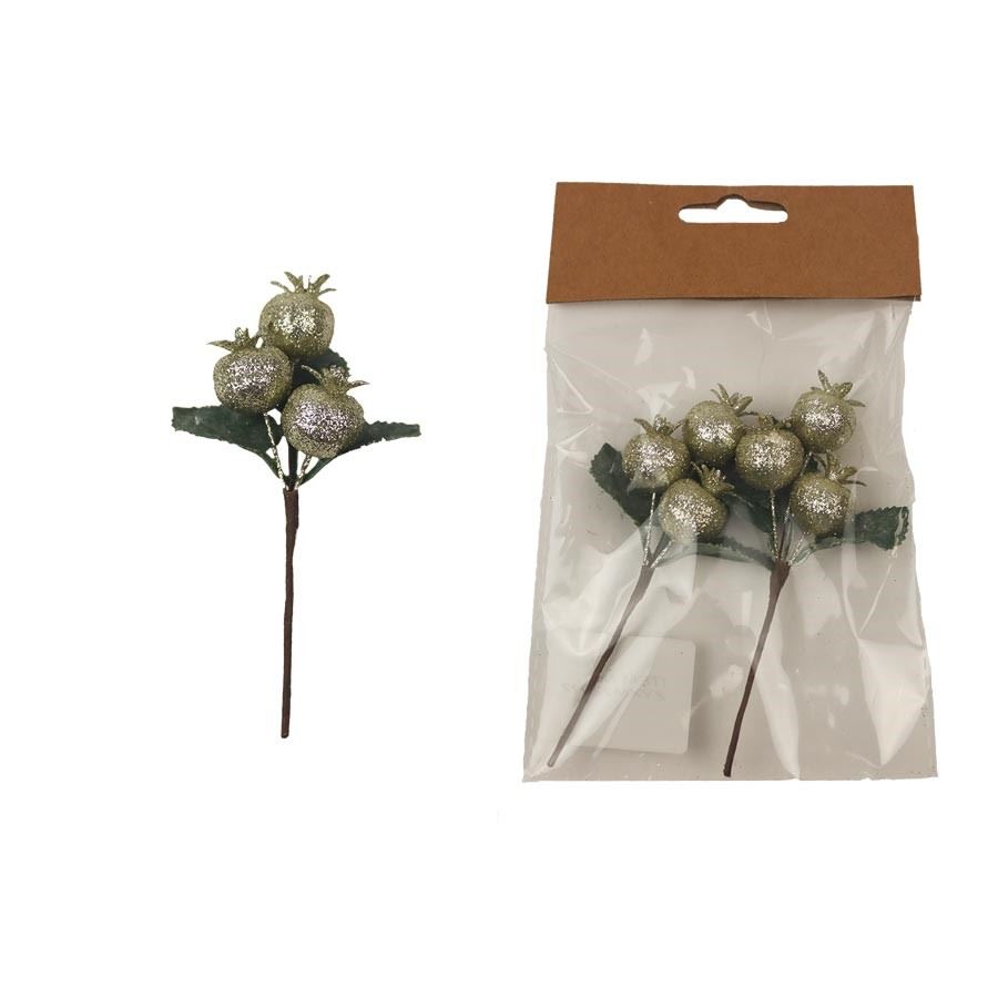 Dekoračná vetvička, 2 ks X4424