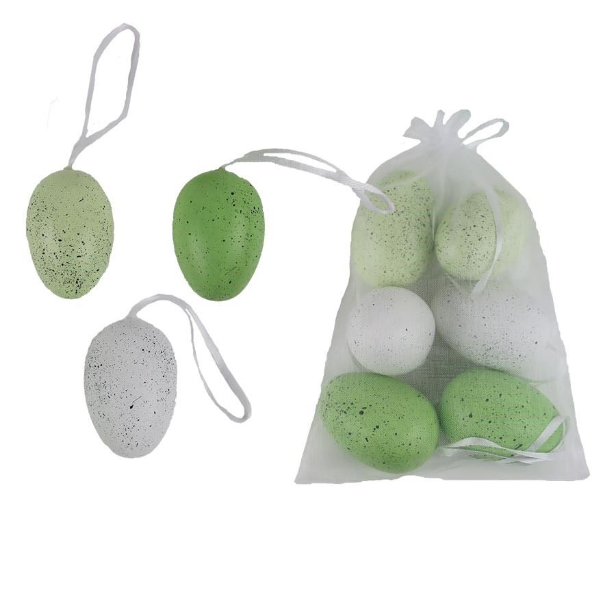 Dekoračné vajíčka, 6 ks X4773