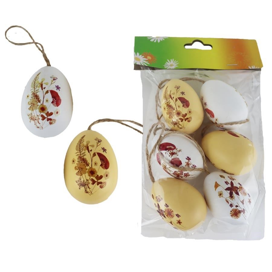 Dekoračné vajcia, 6 ks X5591