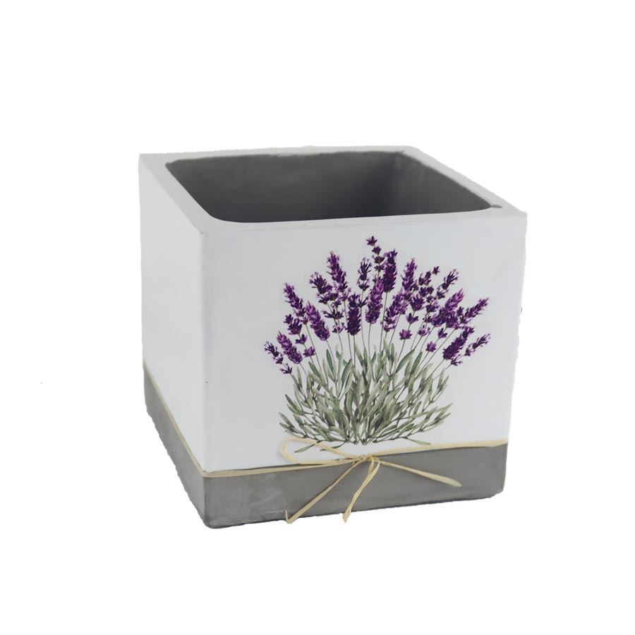 Obal na kvety hranatý levanduľa X5809/3