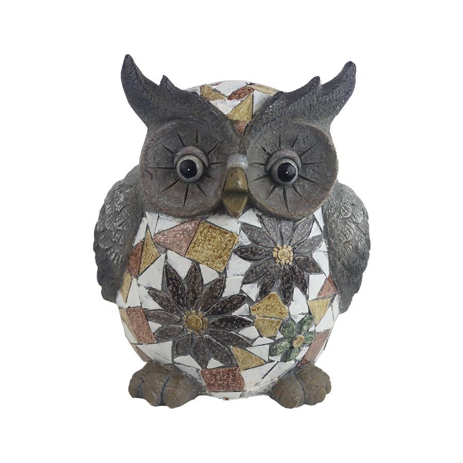 Dekorácia na osadenie sova X6591
