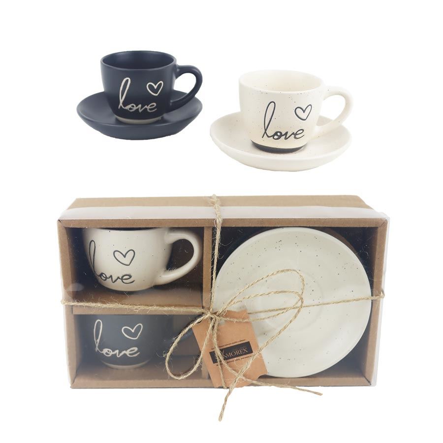 Hrnček s tanierikom, 2 sady X6958