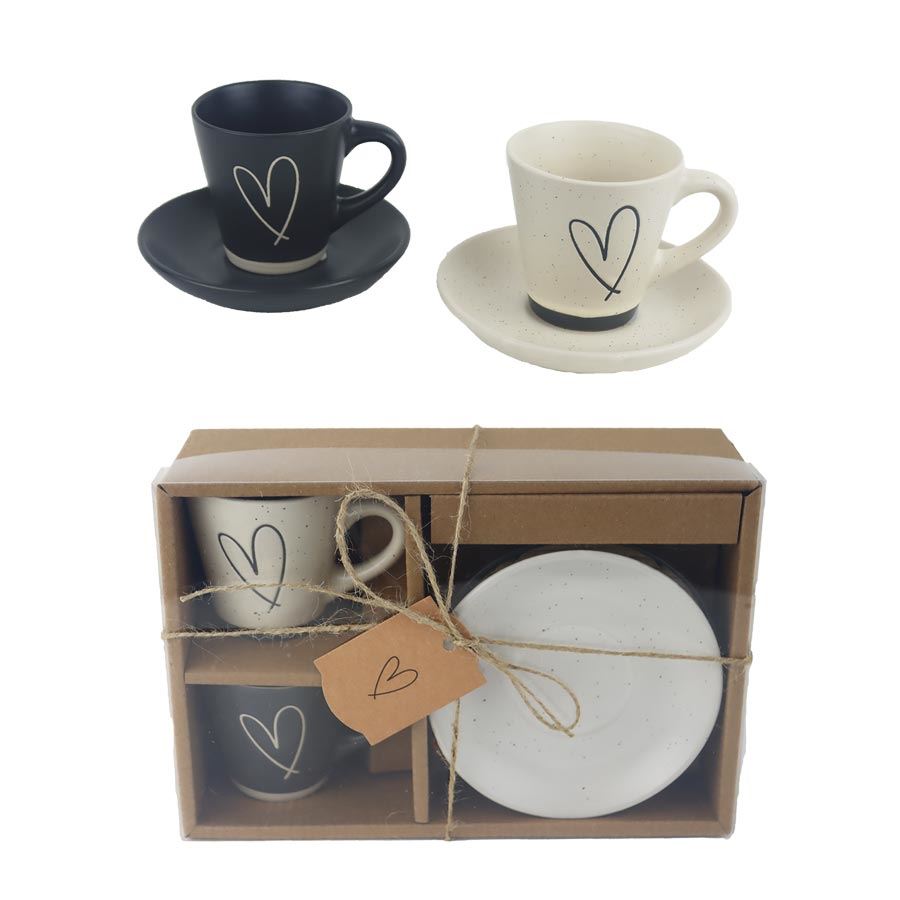 Hrnček s tanierikom, 2 sady X6961