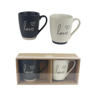 Keramický hrnček Love, 2 ks X6969