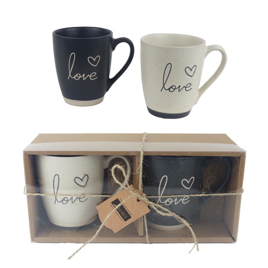 Keramický hrnček Love, 2 ks X6969