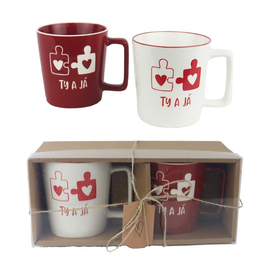 Porcelánový hrnček, 2 ks X6980