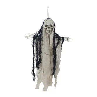 Závesná kostra s hábitom dekorácia na Halloween X7024
