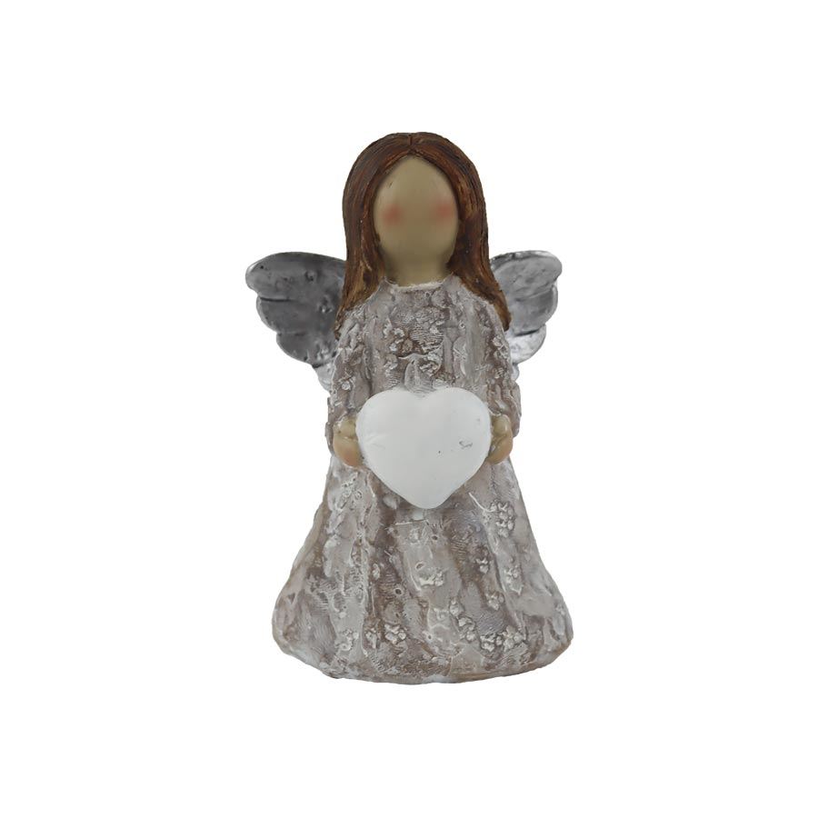 Dekorácia anjel so srdiečkom X7245