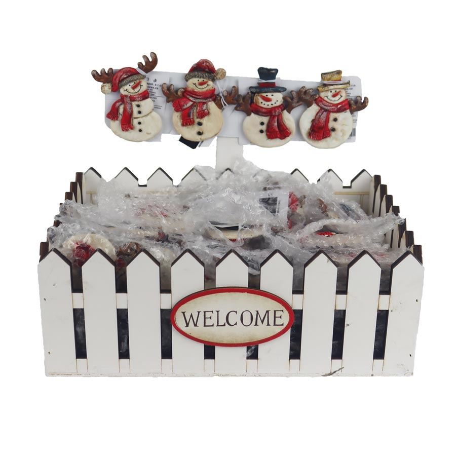 Box vianočných magnetiek, 72 ks X7417