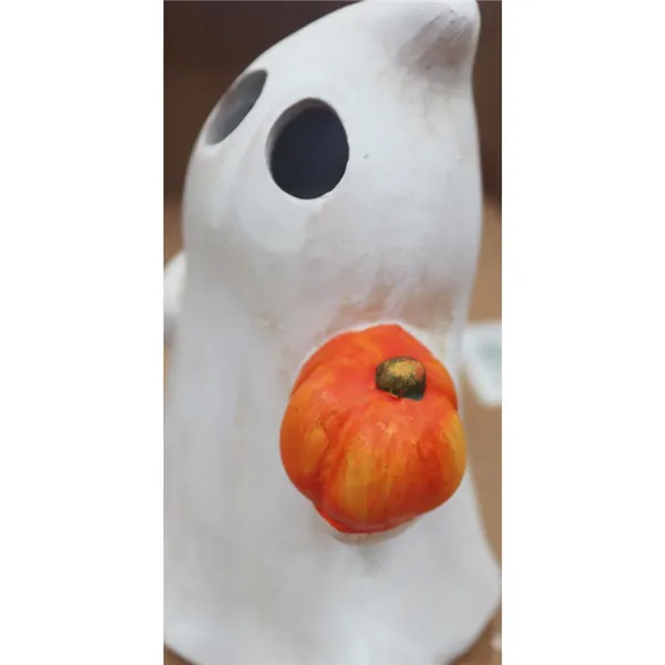 Halloweenska dekorácia duch s LED osvetlením X7433