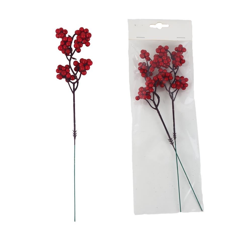 Dekorácia s bobuľami X7528