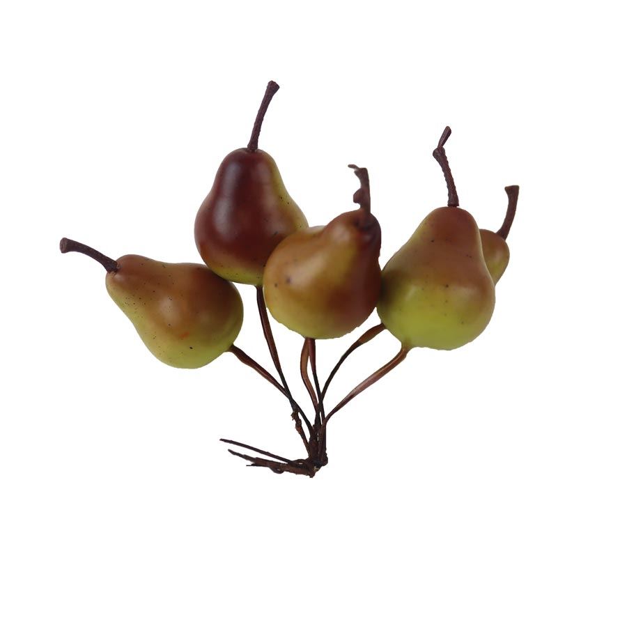 Dekorácia hruška, 6 ks X7534
