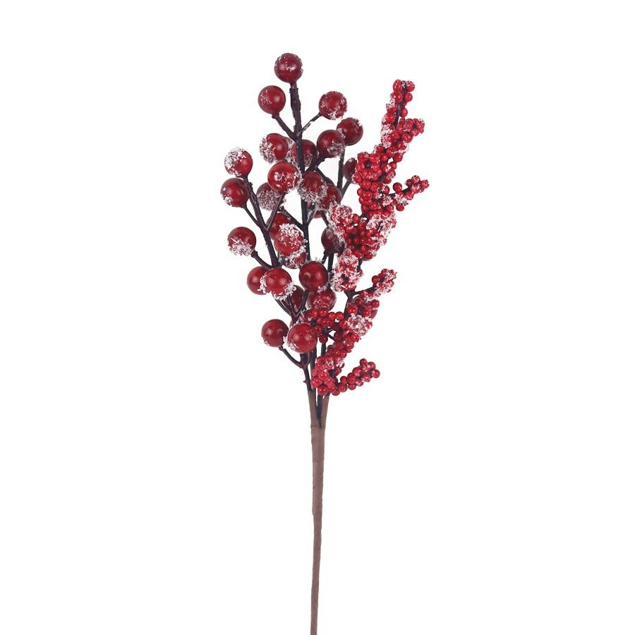 Dekoračná vetvička s bobuľami X7606