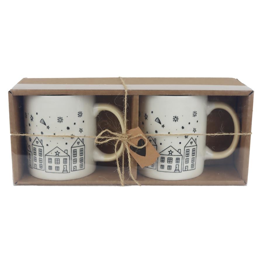 Porcelánový hrnček, 2 ks X7635/ S2