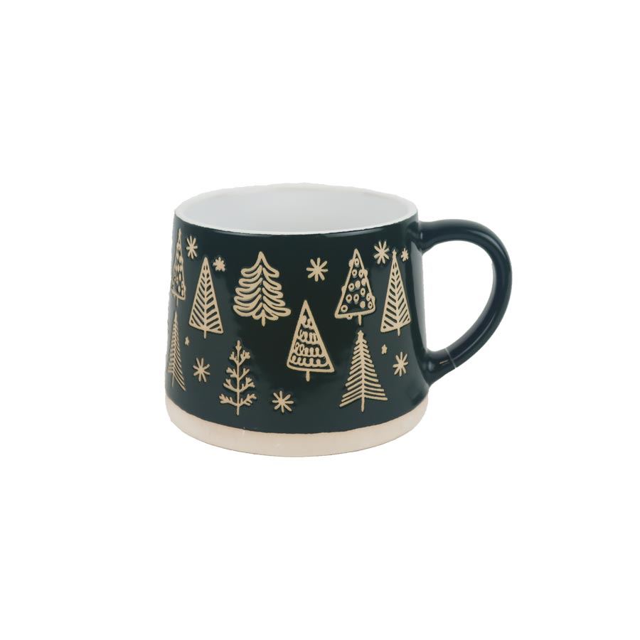 Keramický hrnček so stromčekmi X7648