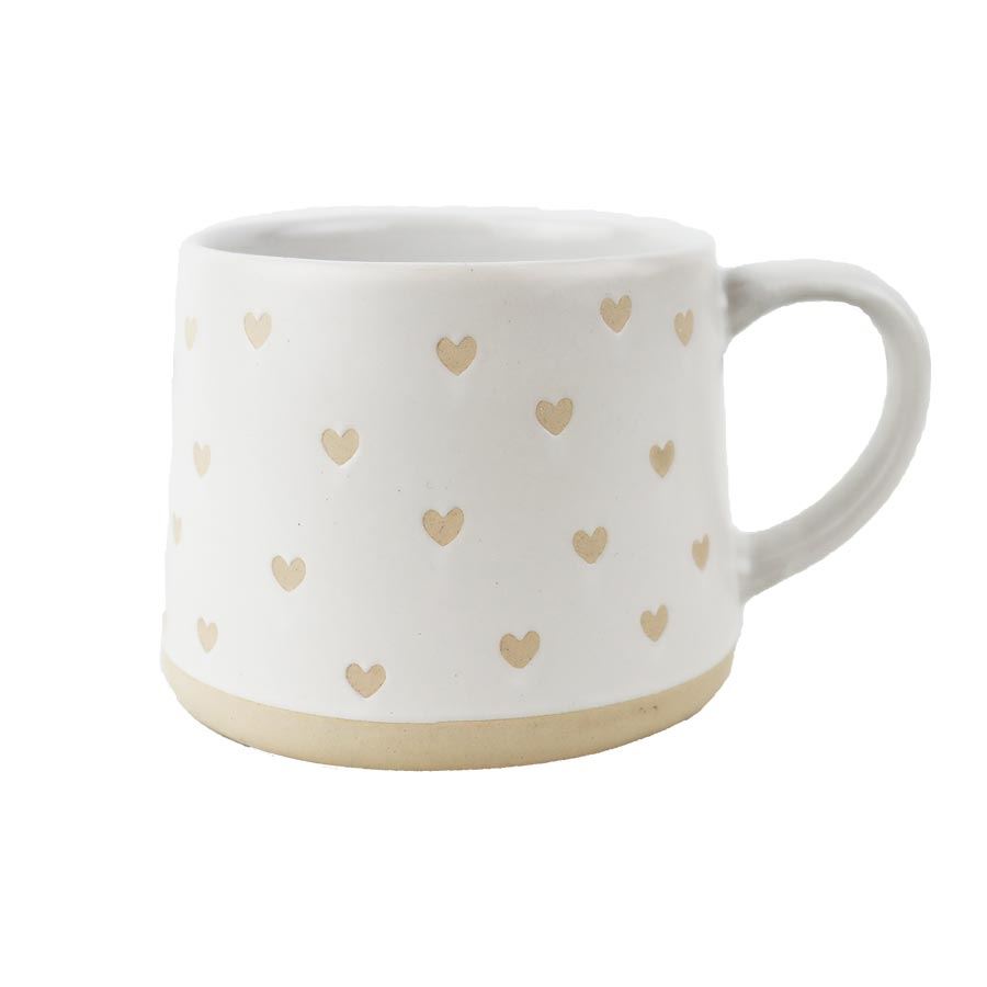 Keramický hrnček srdiečka X7652