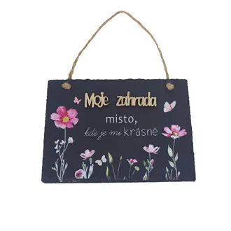 Bridlicová tabuľka na zavesenie X7913