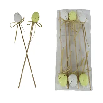 Zápich veľkonočné vajíčka, 6 ks X7968/1