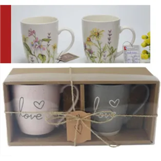 Hrnček lúčne kvety, 2 ks X8119