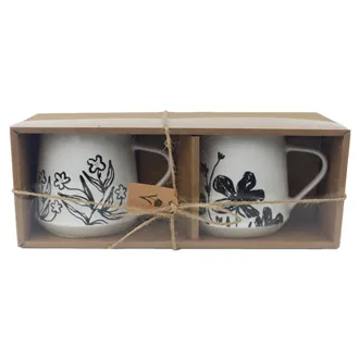 Hrnek květ mix, 2 ks X8140