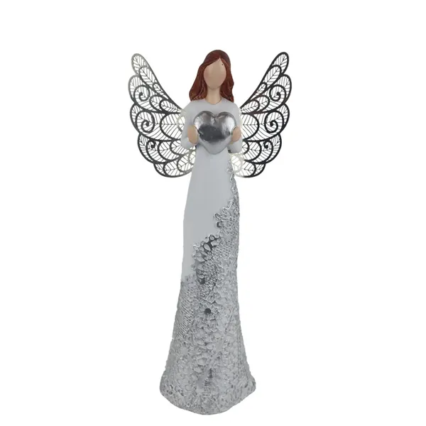 Dekorácia anjel so srdcom X8179/4