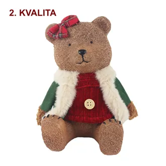 Dekorácia medvedík 2. akosť X8535/2B