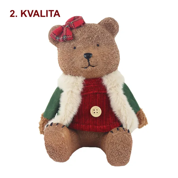 Dekorácia medvedík 2. akosť X8535/2B