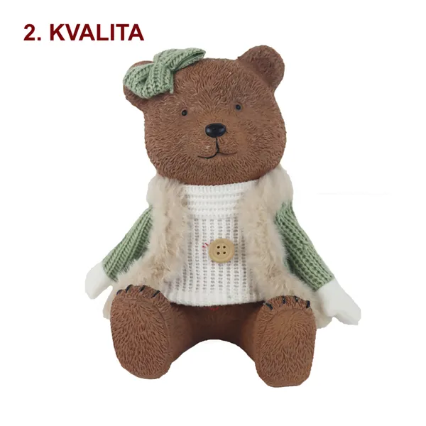 Dekorácia medvedík 2. akosť X8537/2B