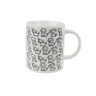 Porcelánový hrnček psíky X8696
