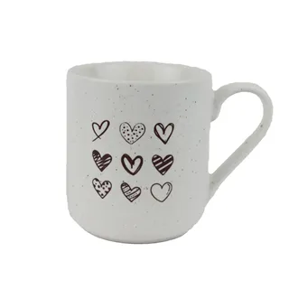 Porcelánový hrnček srdiečka X8703